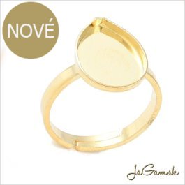 Základ na prsteň s lôžkom CHIRURGICKÁ OCEĽ 14x10mm, 1ks (CH1777g)